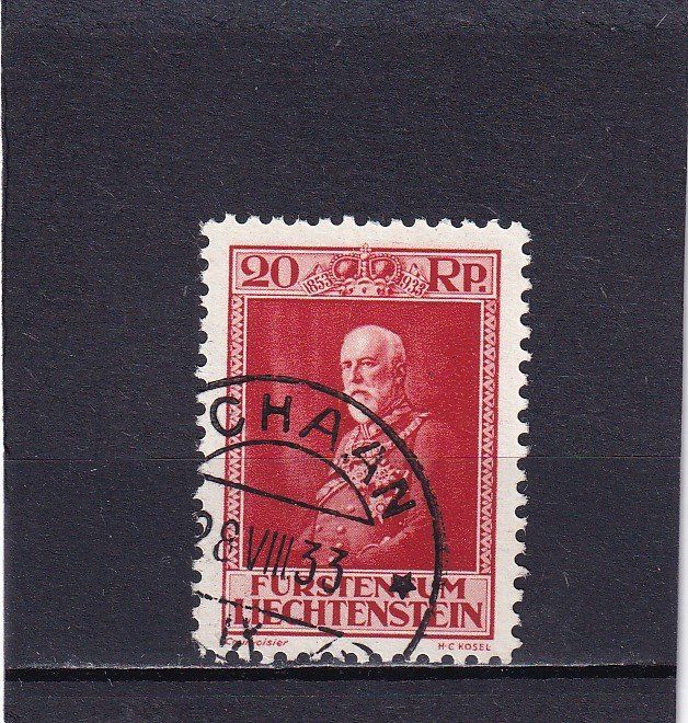 Liechtenstein 1933 (28.VIII.) G.A. 80 Geburtstag des Fürste Kaufen