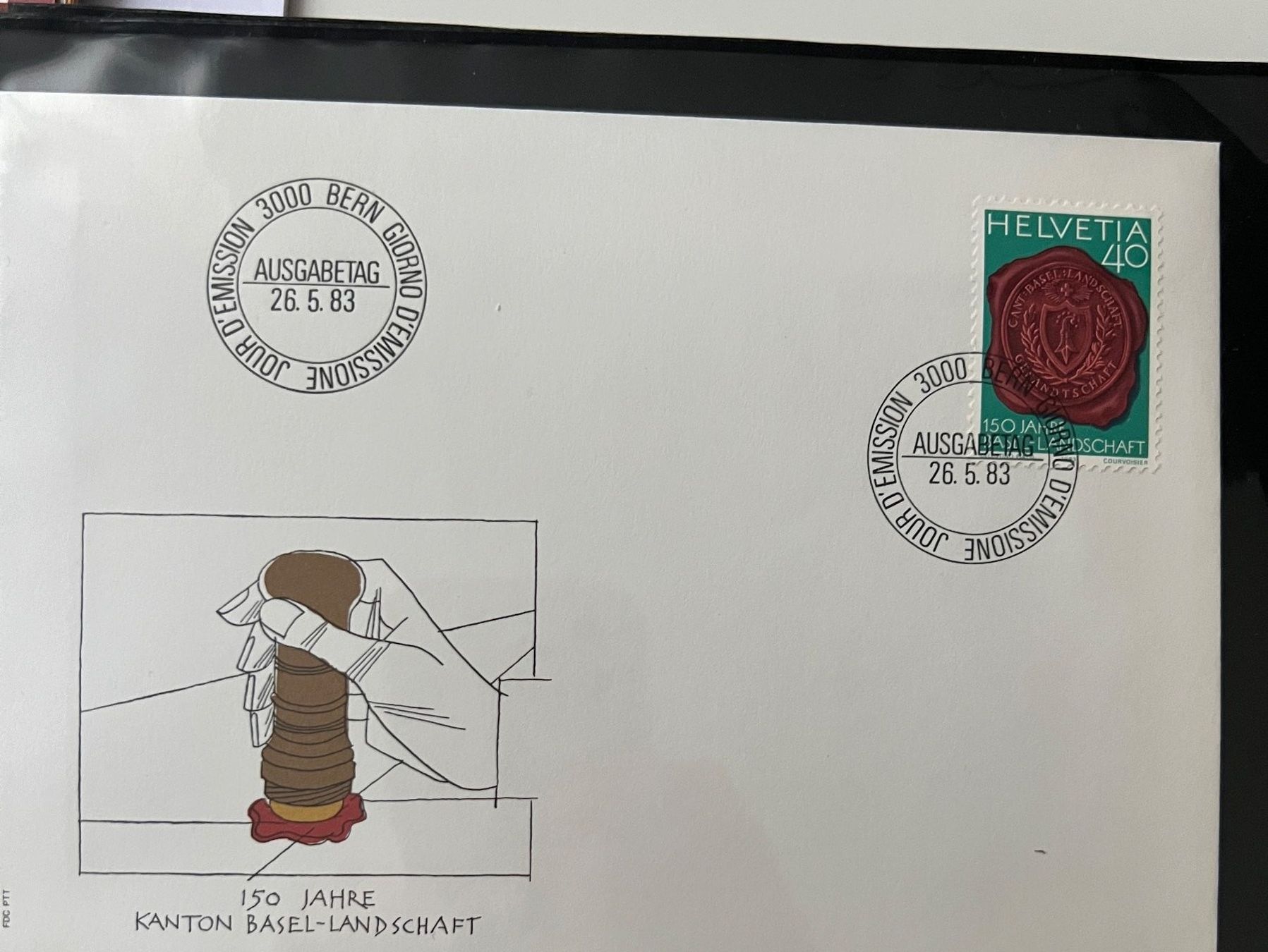 Alle Briefmarken: Erstagsbrief 1983 – Gebraucht aus Rotkreuz von Parcore