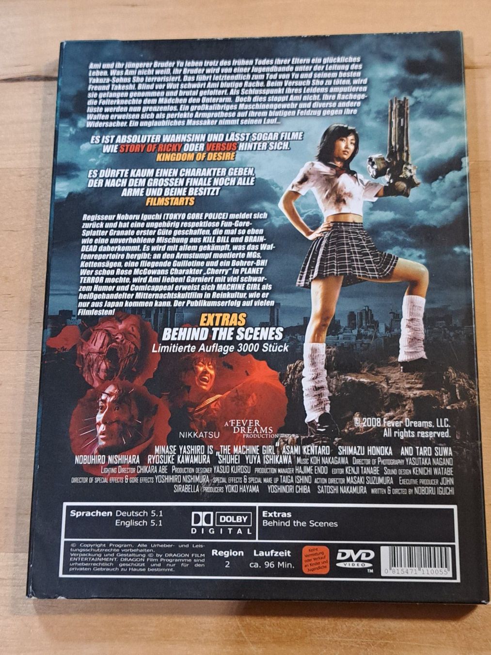 Tutti i DVDs: DVD The Machine Girl, UNCUT Edition – Usato da Unterseen venduto da Kanica 1