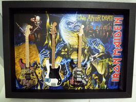Bild IRON MAIDEN, 3 Modell Gitarren, Unikat! (B.50cmxH.37cm)