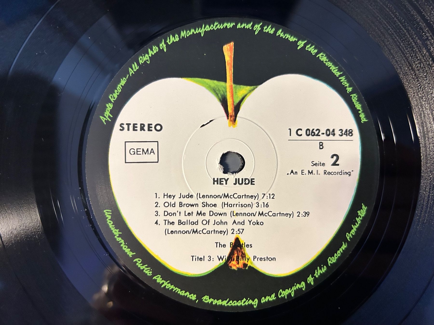 Dischi in vinile: The Beatles - Hey Jude -  Vinyl LP – Usato da Aesch BL venduto da BlueMusicRecords 3