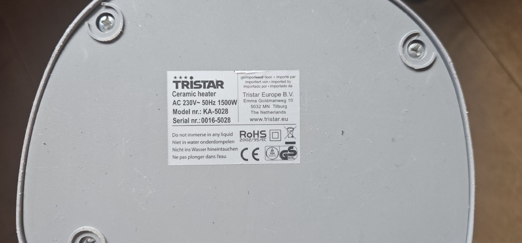 Heizgeräte: Keramikheizer Tristar KA-5028 gebraucht – Gebraucht aus Saanen von Steierlein 1