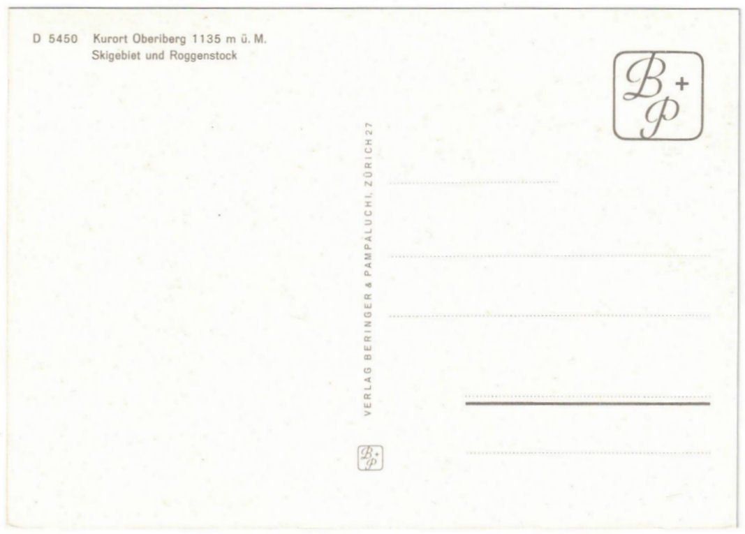 Cartes postales: Oberiberg - Skilift – D'occasion à Binningen par Mountainrider 1