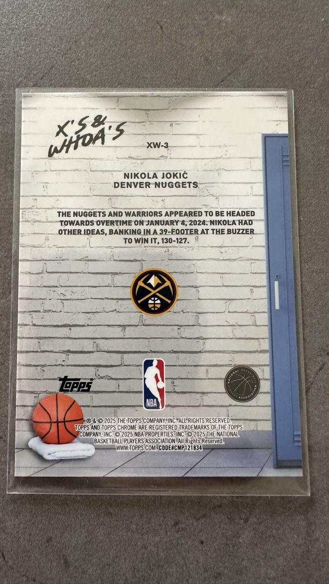 Nba Carte collezionabili: Nikola Jokic Aqua Refractor 080/199 Denver Nuggets – Usato da Affoltern am Albis venduto da mr_choppa 1