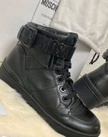 Moschino 🖤 Sneaker Leder schwarz wie NEU Grösse 37 NP 498.-