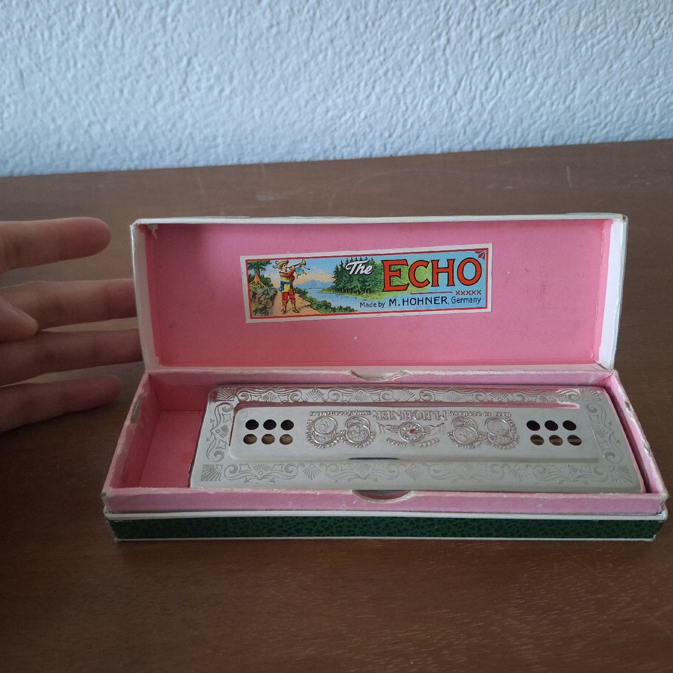 Hohner Strumenti musicali: Versand möglich. Hohner Echo Mundharmonika – Usato da Winterthur venduto da Goldpipau 2