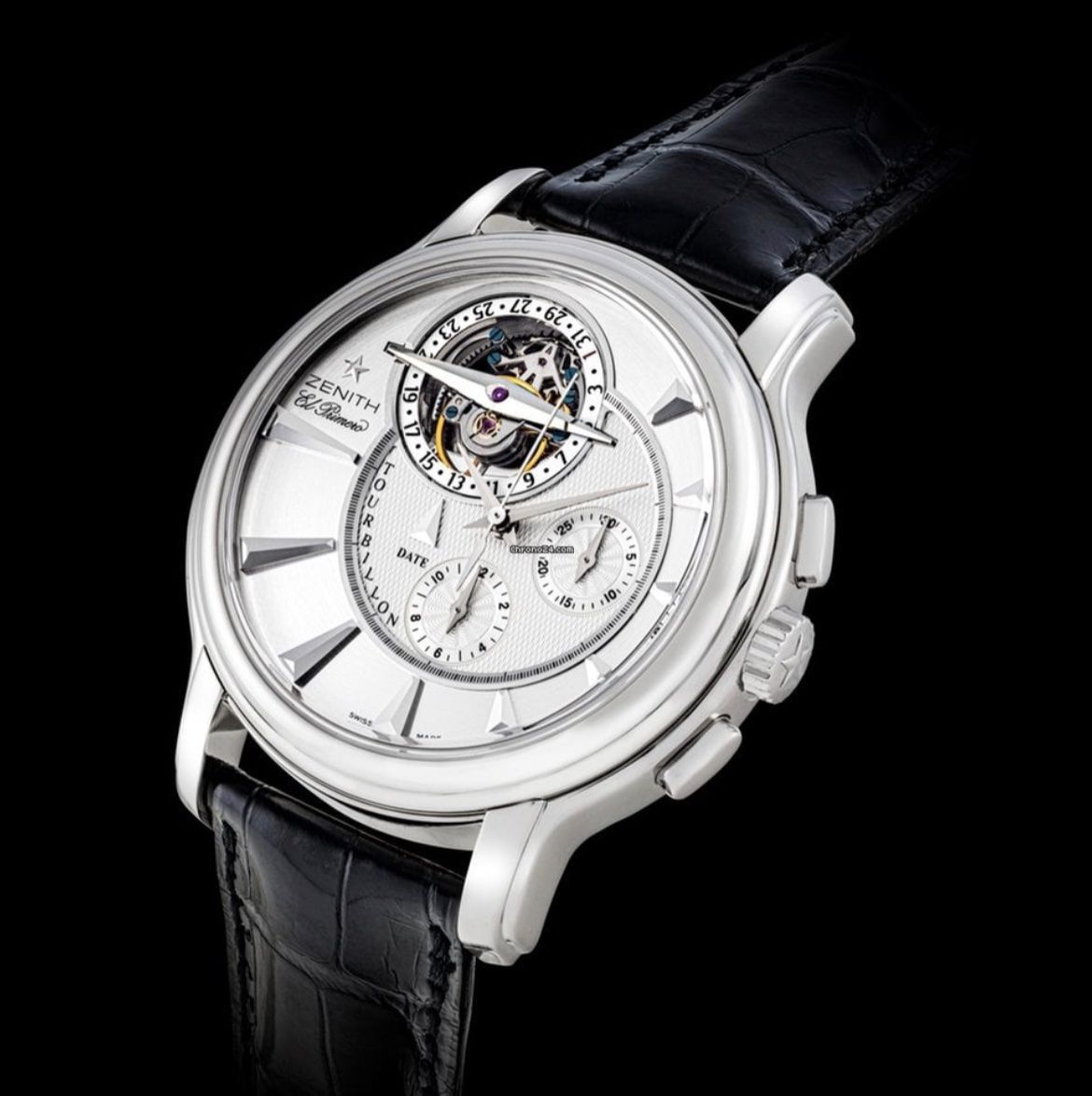 Zenith Orologi: Zenith El Primero XXT Tourbillon Chronograph Platinum – Usato da Büron venduto da swissbank 1