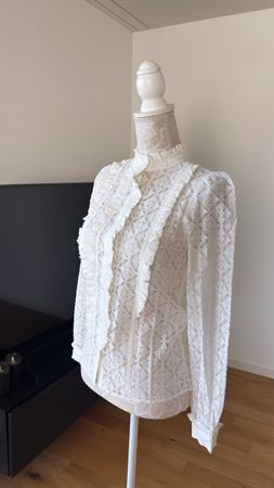 Bluse Sézane Weiss Grösse S neu mit Etikett