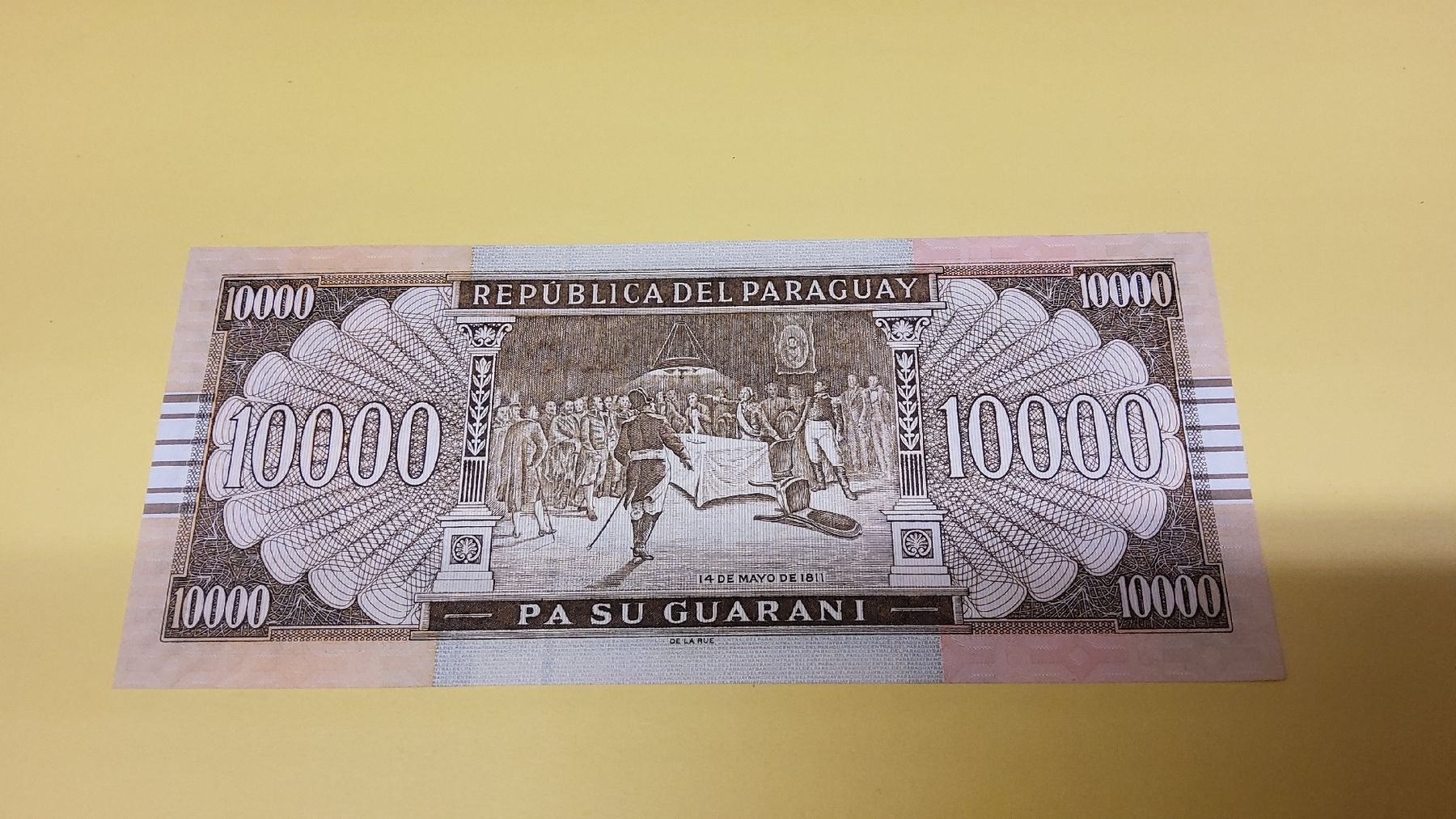 Banknoten: Paraguay 10000 Guaranies Geldschein - 1995 – Neu und originalverpackt aus Herisau von Nluanalucas 1
