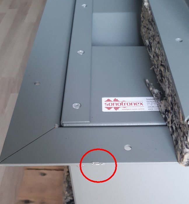 Ventilazione: Akustisches Wetterschutzgitter / Schalldämmgitter – Nuovo (secondo la descrizione) da Wil SG venduto da Sonotronex 1