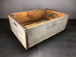 Original Industrial Design Holzbox, Kiste, Holzkiste Vintage
