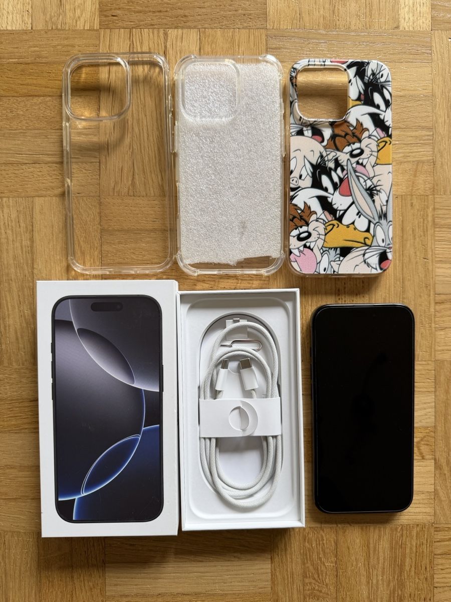 Apple Portables: Apple iPhone 16 Pro schwarz, 256 GB – D'occasion à Münchenstein par S.2025