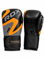 Boxhandschuhe RDX / F-12 / Pro Tec – Schwarz/Orange – 12 Oz