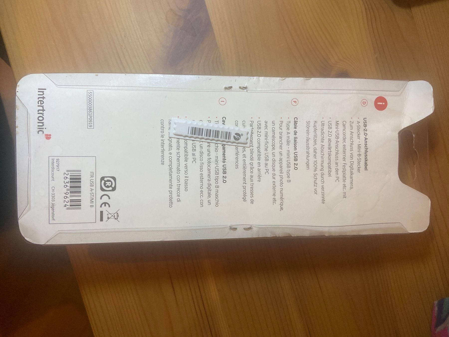Cavi: Câble de liaison USB 2.0: Type A mâle - mini USB type B – Nuovo e nell'imballaggio originale da Neuchâtel venduto da nin_j99m 1
