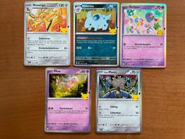 Pokemon Karten Set Holo 30 Jahre (Versand gratis)