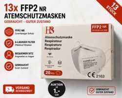 13x FFP2 Atemschutzmasken, guter Zustand, ab 1 CHF