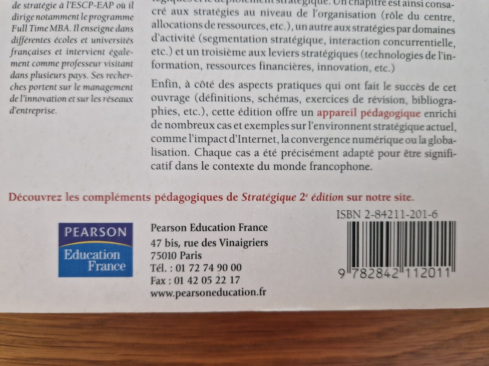 Libri: Stratégie 2ème édition – Usato da Villars-sur-Glâne venduto da Agnie80 2