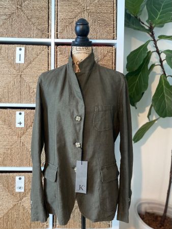Linen jacket, size L, new.