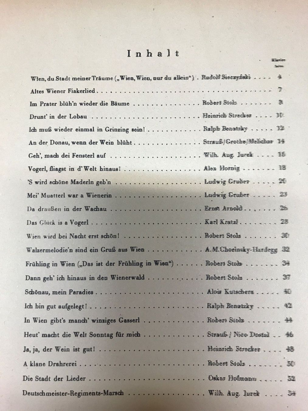 Libri: Klaviernoten Winerlieder – Usato da Oberweningen venduto da Jogi2 5