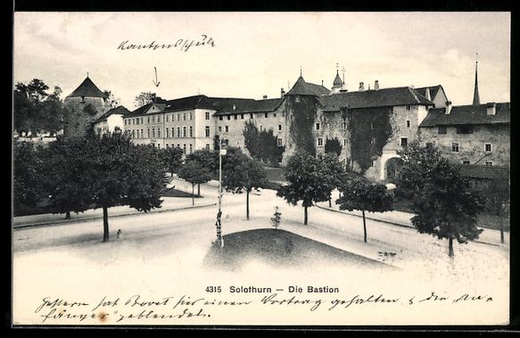 Cartoline postali: AK Solothurn, Die Bastion – Usato da Berlin venduto da bartko-reher