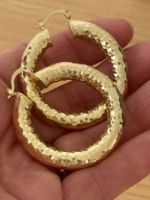 Luxus Elegante XXXL Creolen Ohrschmuck Ohrstecker Farbe Gold