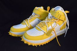 Nike Air Force 1 Off-White gelb Grösse 45 NEU