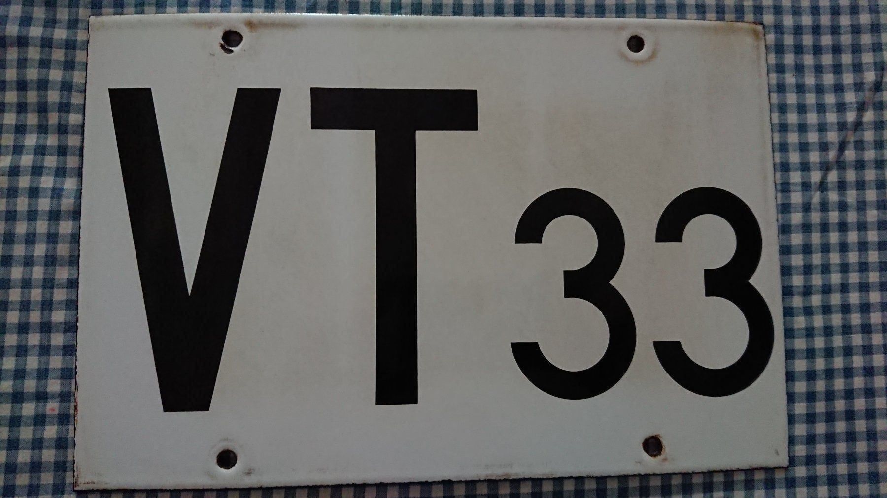 Insegne: 2 Plaques de voie émaillée – Usato da Cortaillod venduto da signep 2