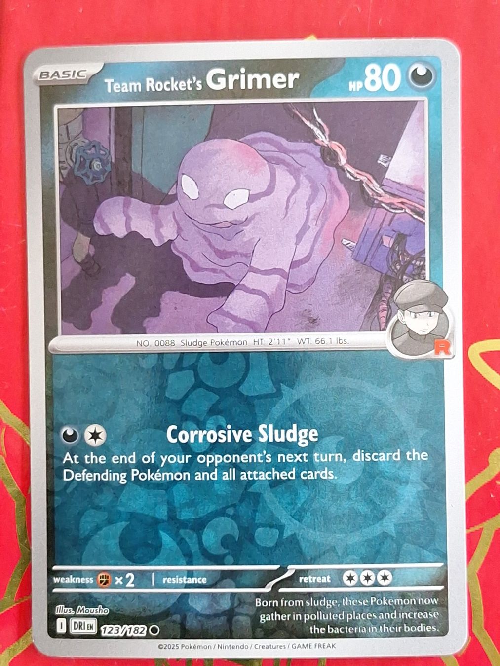 Pokémon Carte collezionabili: Team Rocket's Grimer - Reverse Holo Destined Rivals – Usato da Altstätten SG venduto da GGsGameshop