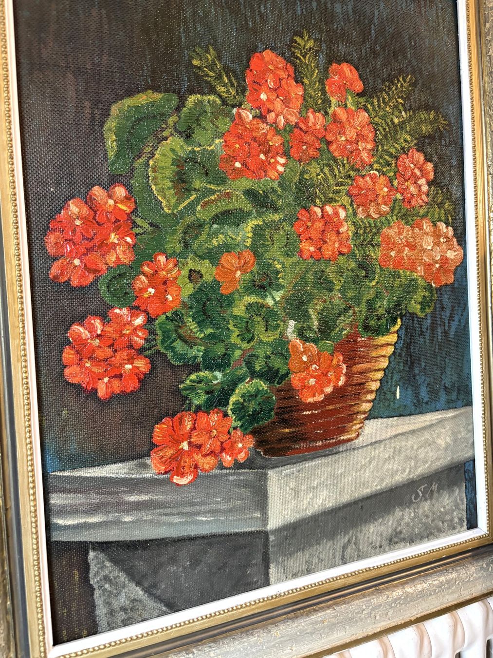 Dipinti: Liebe und Leidenschaft  moderneOel Bild  sig.  S.M. Geranium – Usato da Zürich venduto da Nofelet31