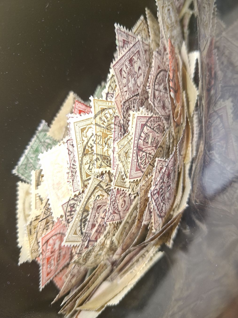 Alle Briefmarken: Grosses Lot Wertziffer – Gebraucht aus Balgach von SIMEON27 2