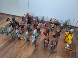 Playmobil Ritter Sammlung (30 Ritter, 6 Pferde, 1 Katapult)