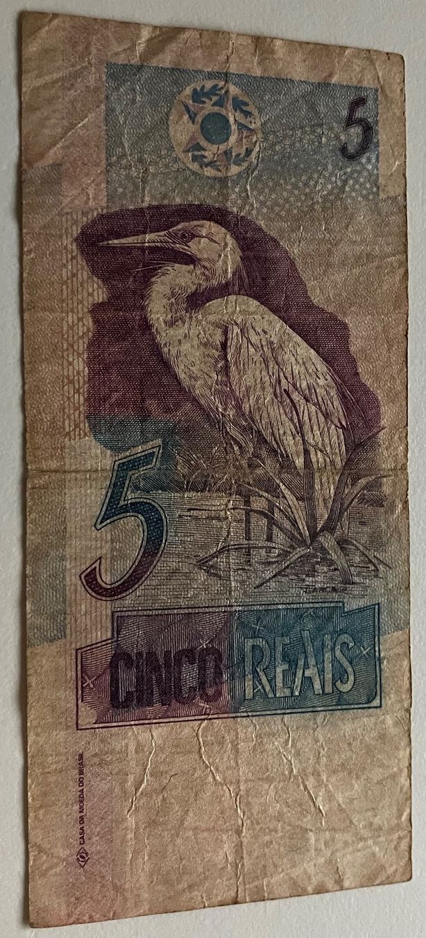 Billets de banque: Brasilien 5 Reals – D'occasion à Algetshausen par Carrhard 1