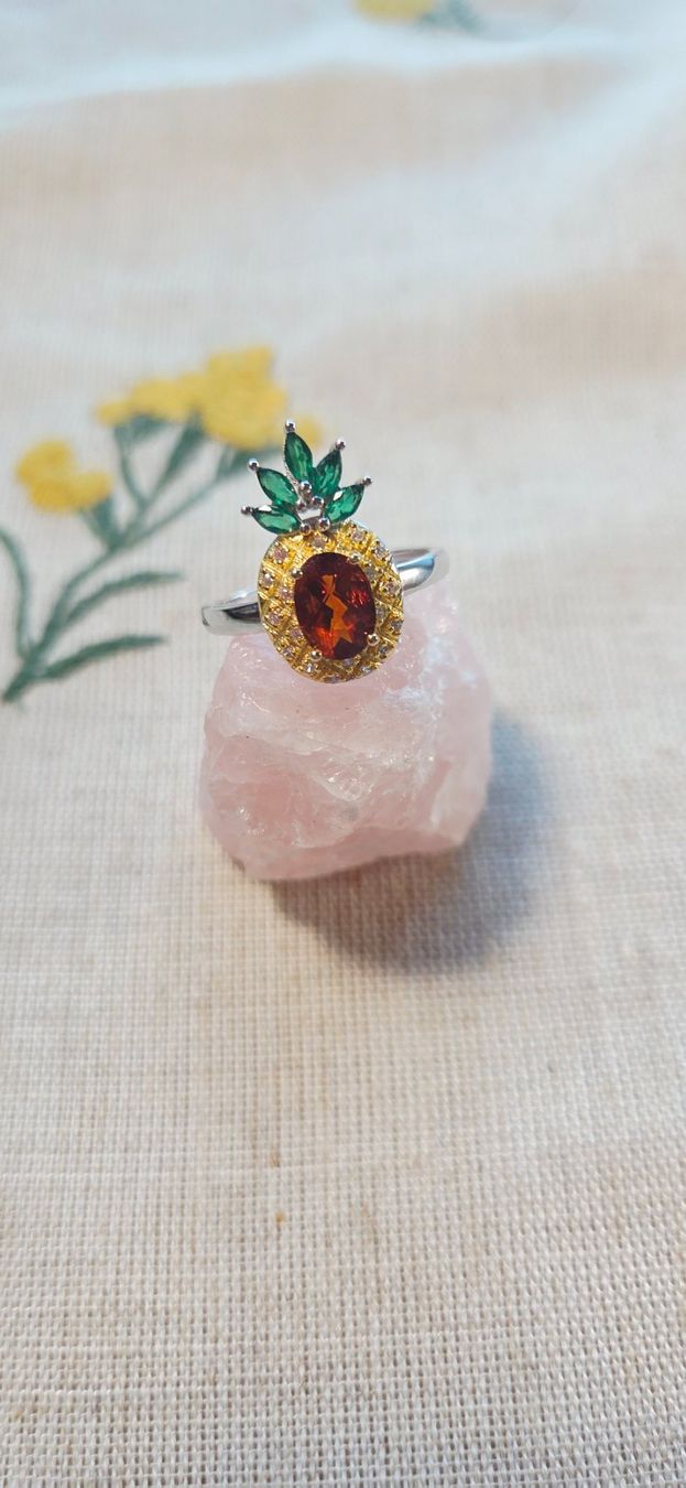 Anelli: NEW - S925 Citrine Ring (Adjustable) – Nuovo (secondo la descrizione) da Zürich venduto da cin_wcf6 3