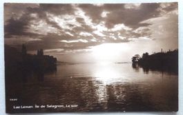 Lac Léman - Ile de Salagnon, le soir
