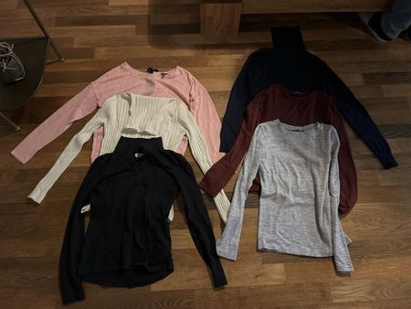 Langarmshirts / Pullover Damen verschiedene Farben 