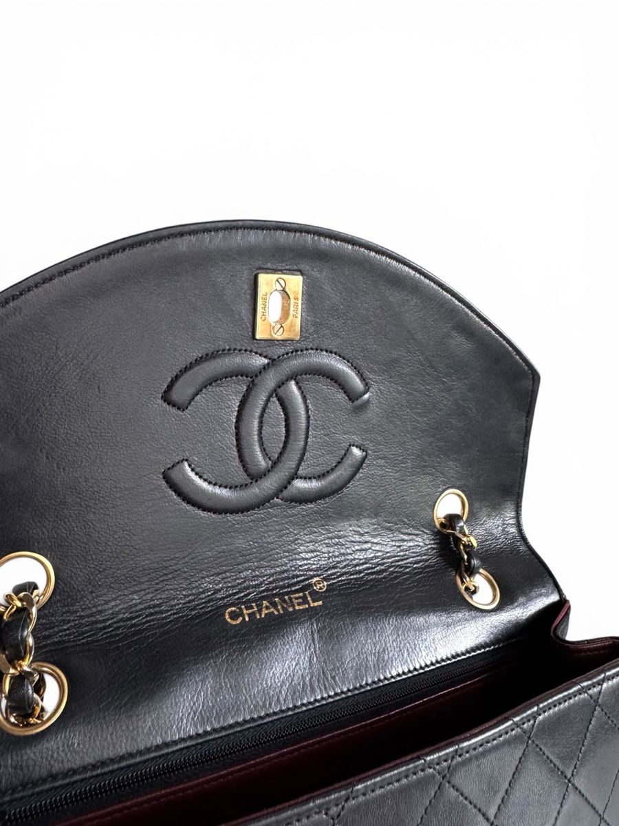 Chanel Taschen für Damen: CHANEL Lambskin Quilted Medium Single Flap Tasche – Gebraucht aus Kriens von hannaandkiko 6