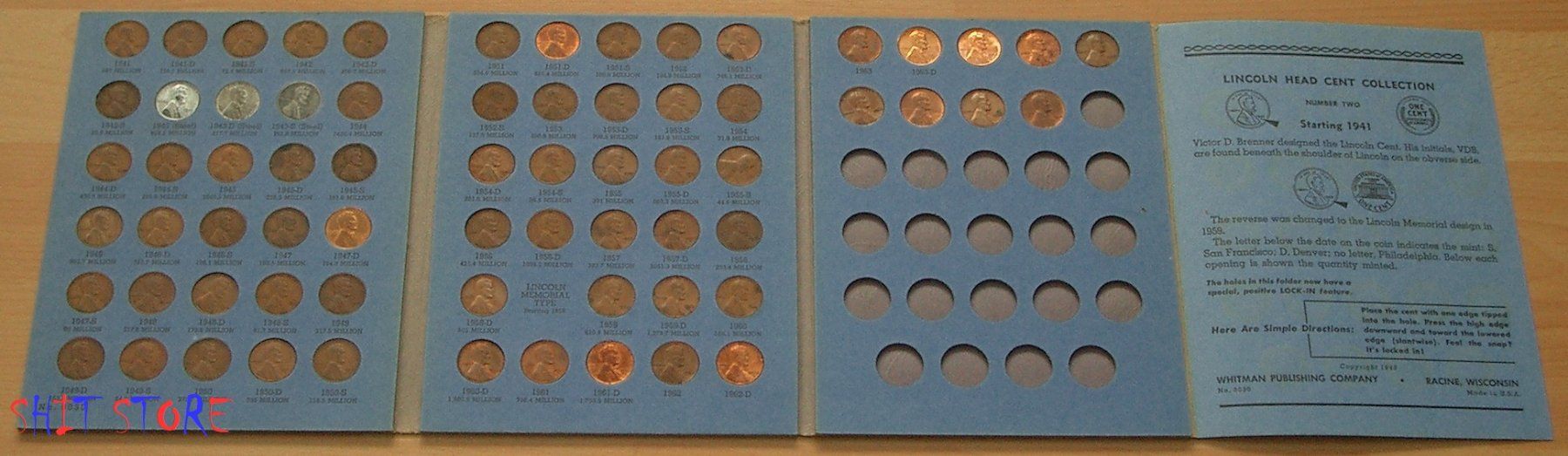 Alle Münzen: LINCOLN HEAD CENT COLLECTION STARTING 1941 – Neu (gemäss Beschreibung) aus Liesberg von Ragged 1