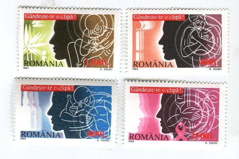 Tutti i francobolli: Briefmarken "Kampf gegen Drogen, AIDS". Rumänien – Nuovo e nell'imballaggio originale da Basel venduto da Butsch5