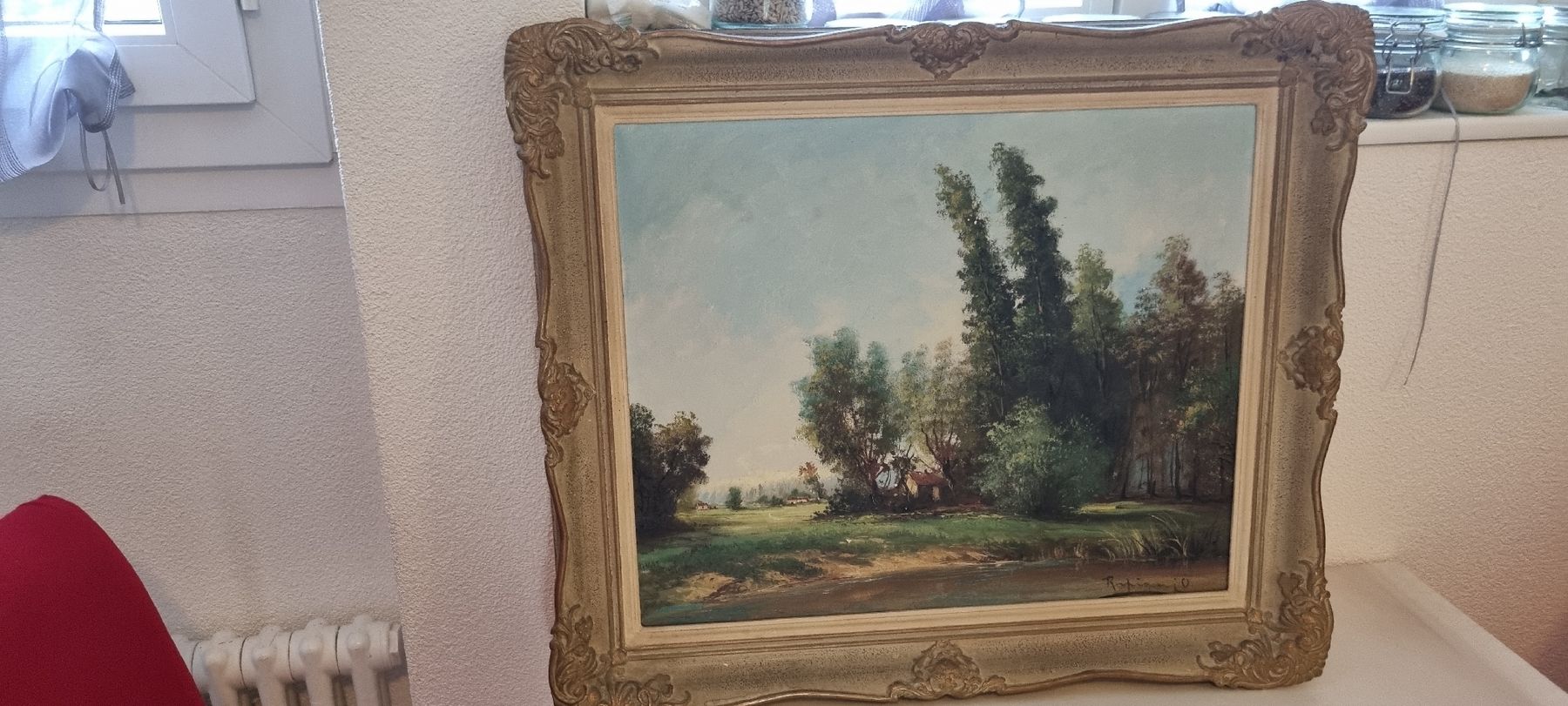 Gemälde: Quadro ad olio paesaggio,, vintage – Gebraucht aus Oberrohrdorf von roc_g72s 1