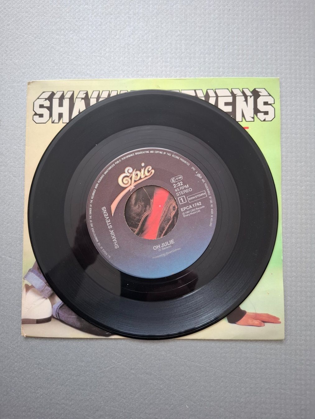 Dischi in vinile: Shakin' Stevens - Oh Julie – Usato da Arbon venduto da pendulum 1