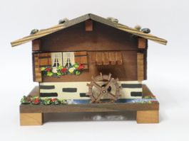Vintage Cuendet Chalet Musikdose Edelweiss Swiss Made