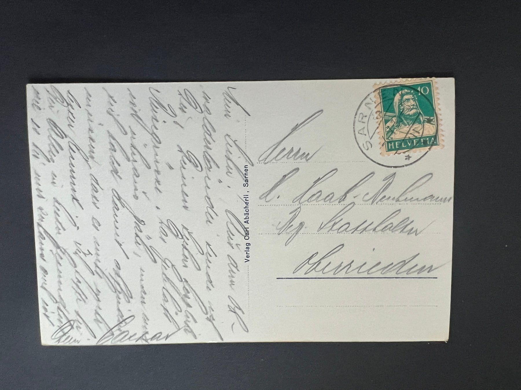 Cartes postales: Ansichtsk. 1930 Sarnen Seeweg   (V567) – D'occasion à Hinwil par Sidi4 1