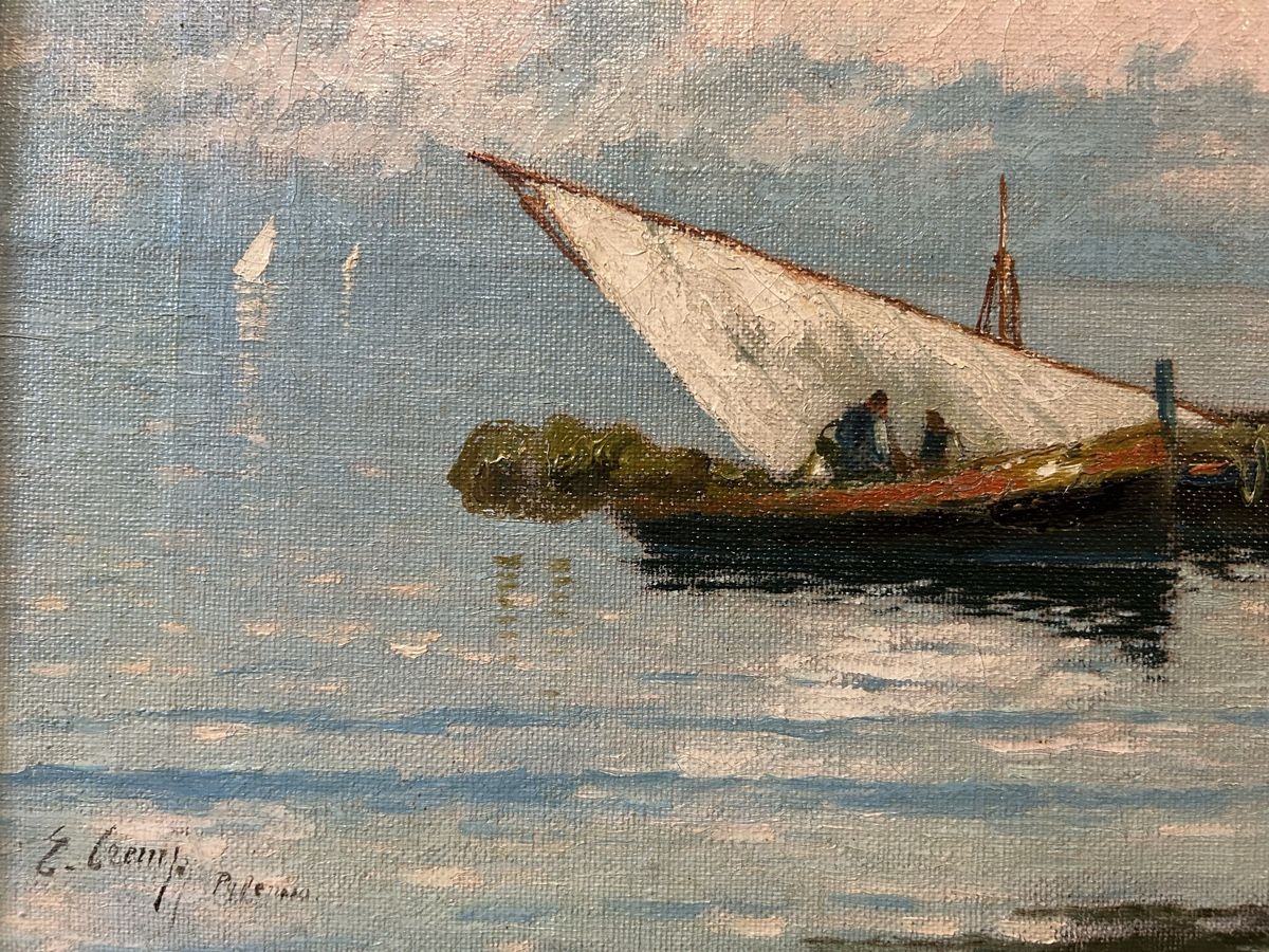 Gemälde: Erminio Cremp / Original Ölgemälde – Gebraucht aus Glarus von KunstWerkEr-LS87 2