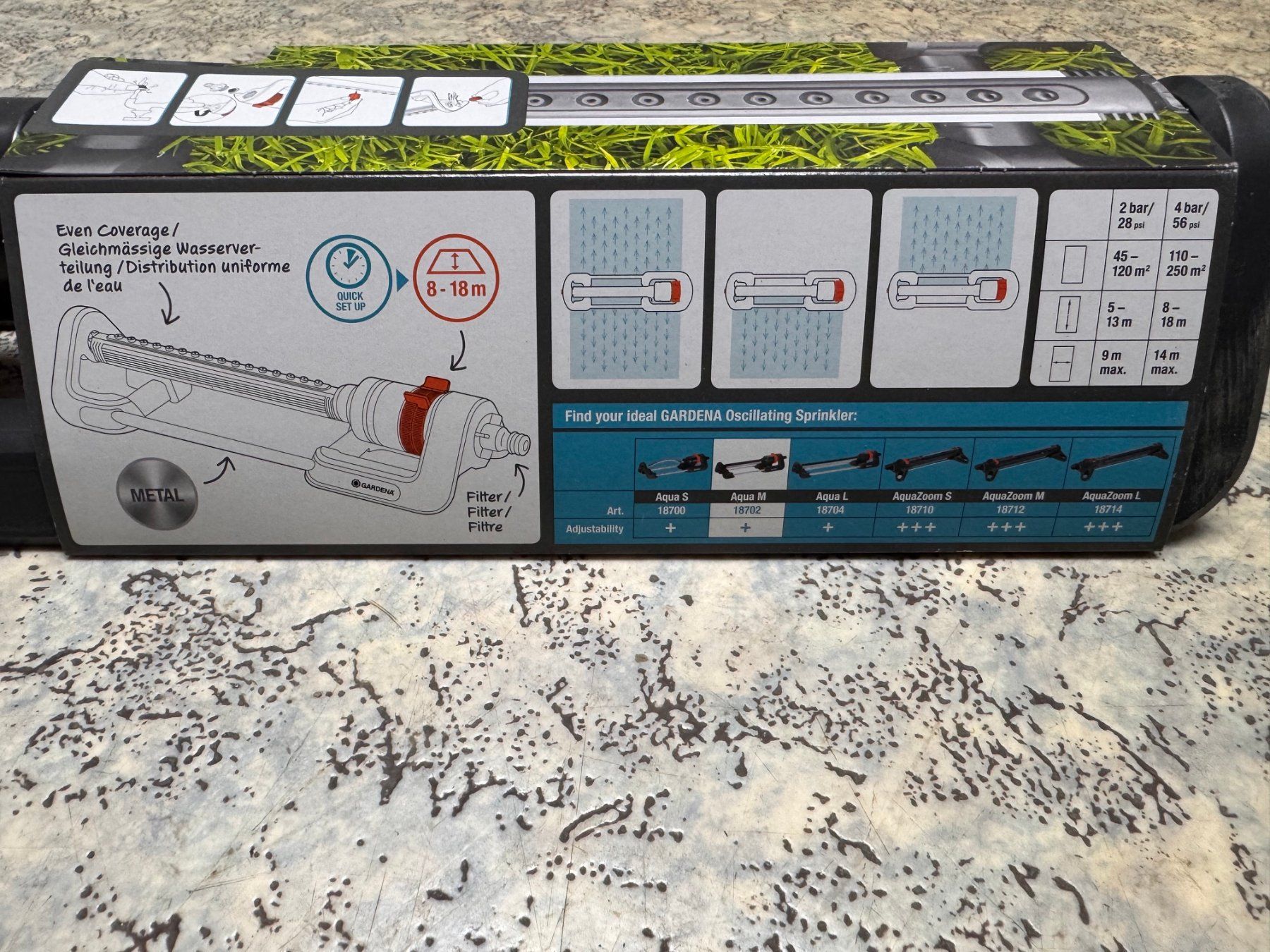 Gardena Tutti gli attrezzi: Gardena Bewässerung Regner Aqua M – Nuovo e nell'imballaggio originale da Birmensdorf ZH venduto da BurkisAG 2