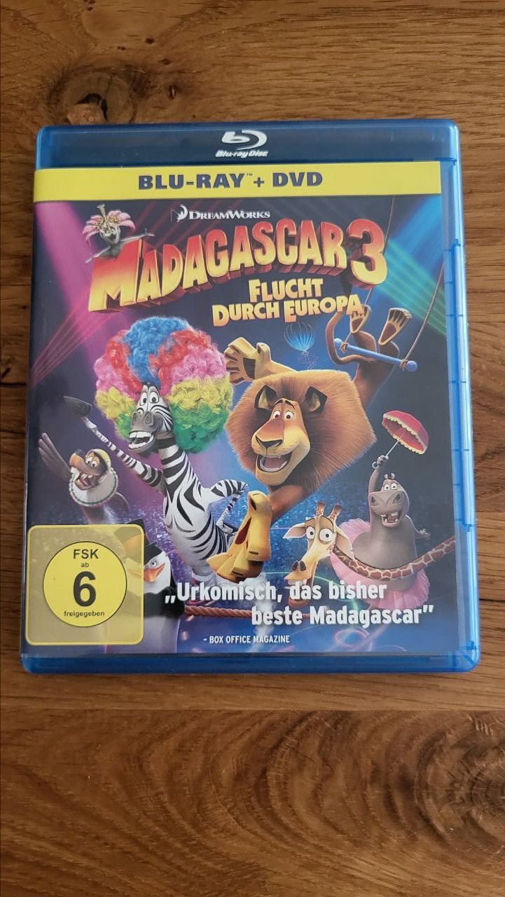 Alle DVDs: Madagascar 3 (Bluray und DVD) – Gebraucht aus Suhr von kap_wq5h 1