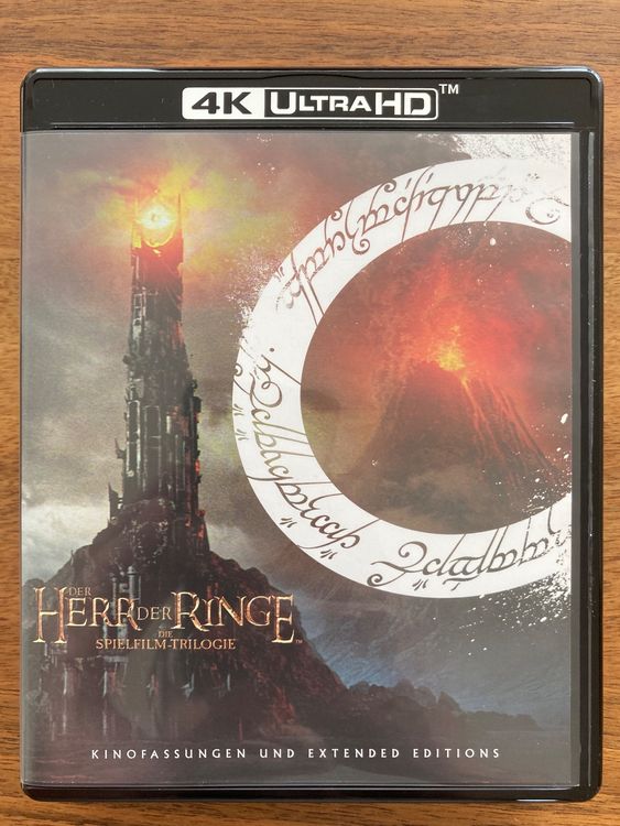 Herr der Ringe Trilogie 4K UHD + BluRay Kaufen auf Ricardo