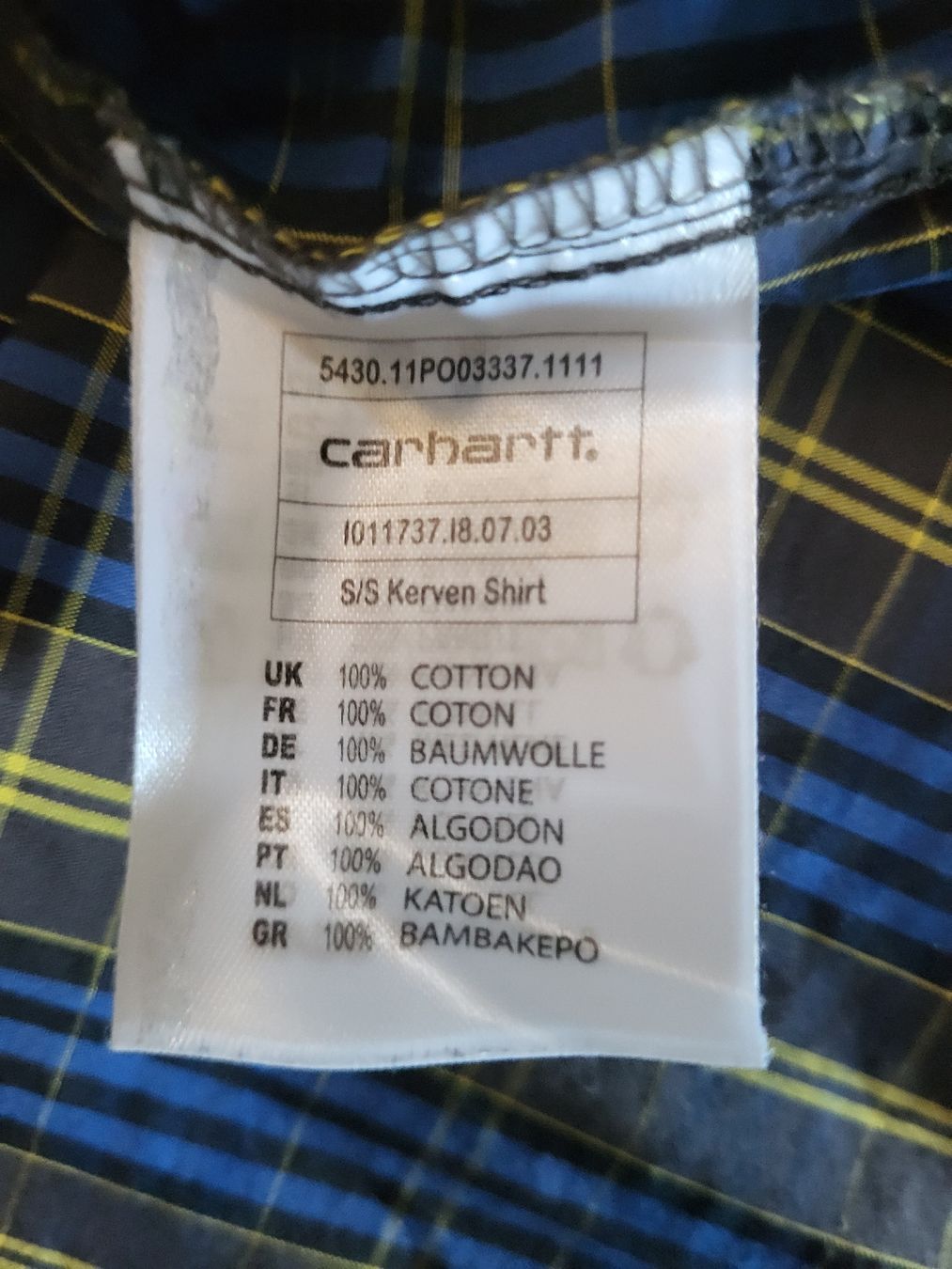Carhartt Hemden: Hemd, Carhartt, kurzarm – Gebraucht aus Zug von Pixifly 3