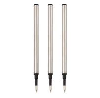 3 Stk. Rollerball Minen, Fabrik Neu, Schwarz