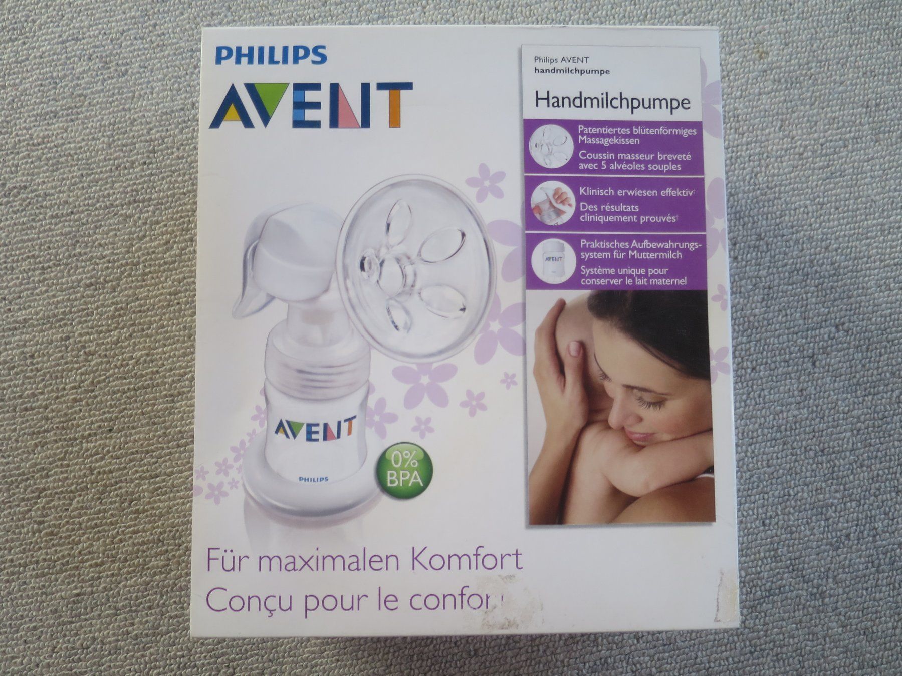 Philips Accessori per l’allattamento: Philips Avent Handmilchpumpe – Nuovo e nell'imballaggio originale da Winterthur venduto da Benz420