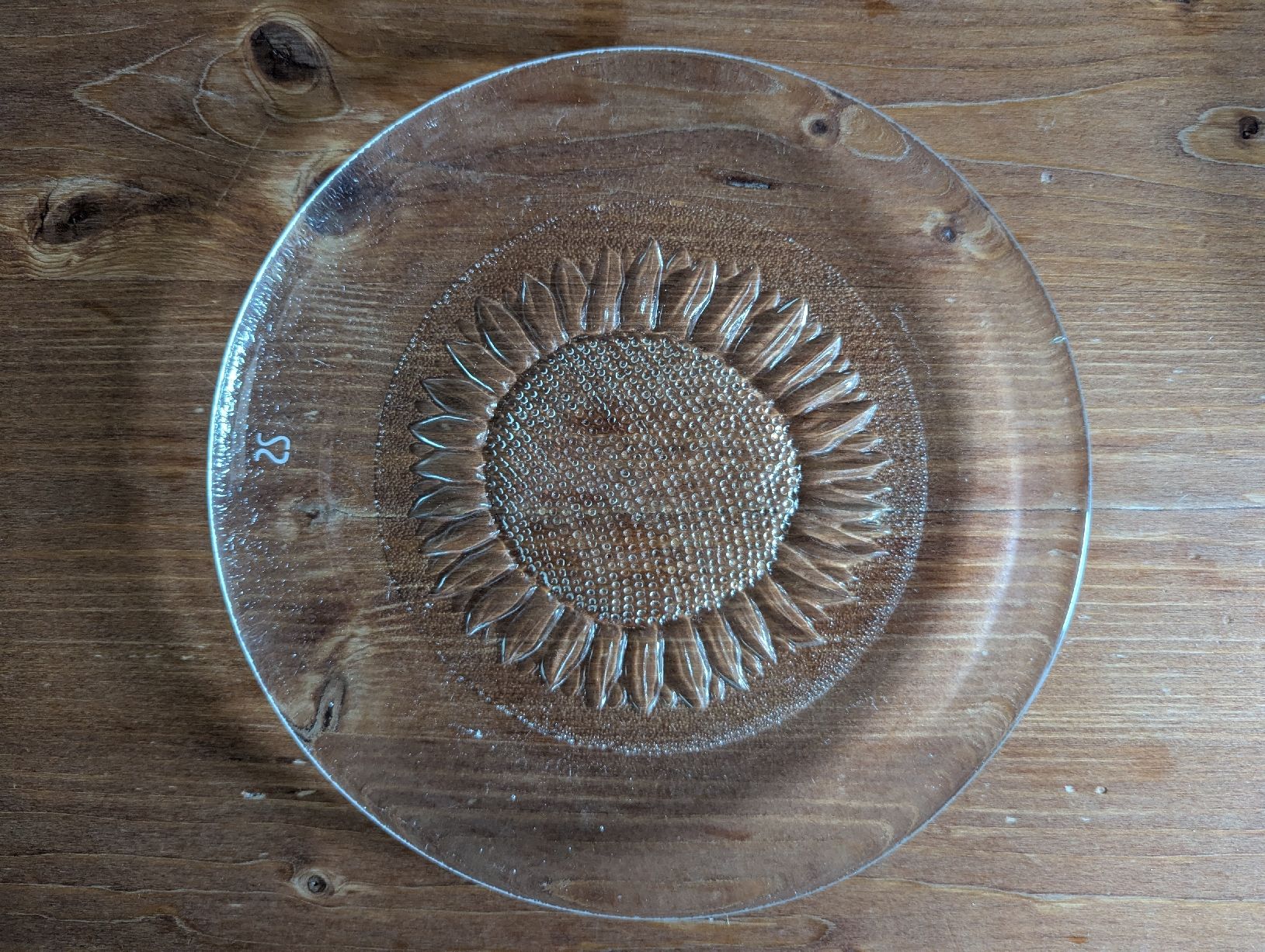 Teller: Glas Teller mit Blumenmuster 9 Stk gebraucht – Gebraucht aus Bern von Aarewasser_ 3